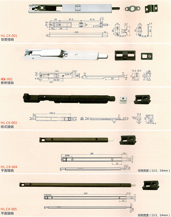 铝塑插销